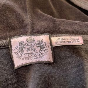Juicy Couture velour hoodie with full zipper